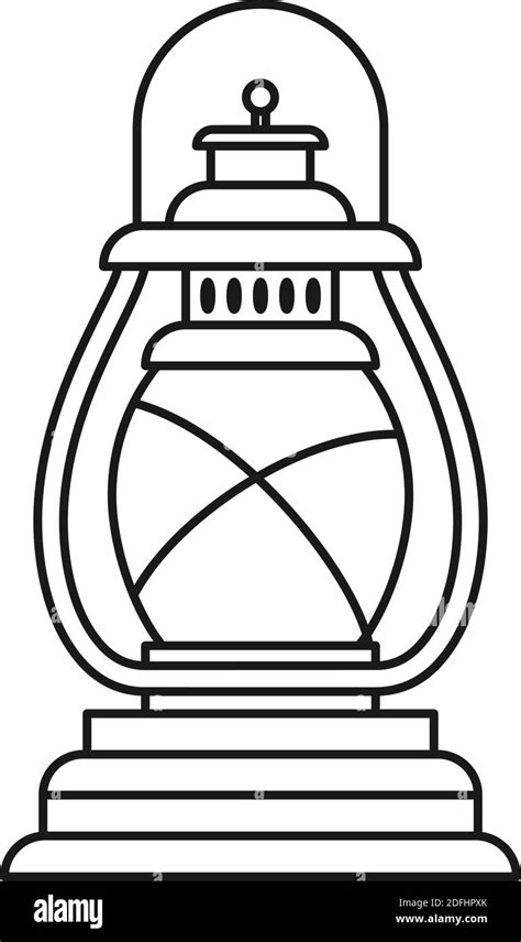 Oil Lamp Clipart Black And White