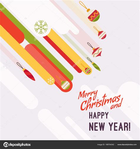 New Year and Christmas card template Stock Vector Image by ©Andrew ...