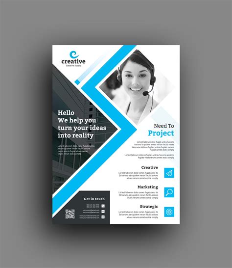 Edison Modern Business Corporate Flyer Template | Flyer design ...