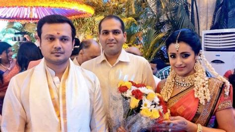 Actress Trisha And Varun Manian Engagement Pictures