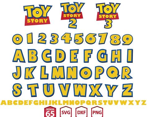 Toy Story Font Svg, UPP623 | UPPLOP Graphics Resources