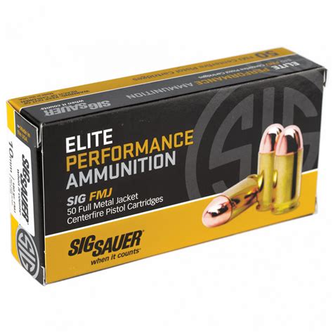 SIG AMMO 10MM 180GR FMJ 50/1000 - 4Shooters