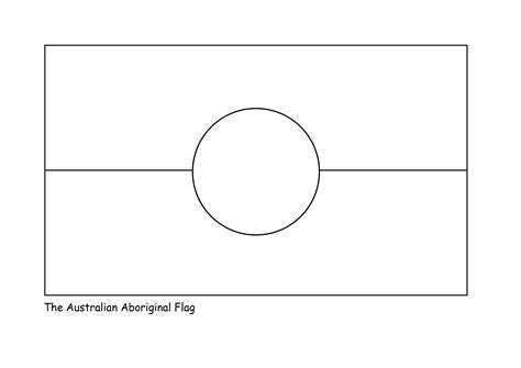 Australian aboriginal flag downloading and coloring for free