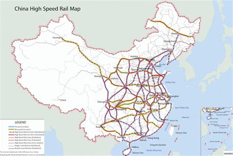 Map Of China High Speed Rail Network - United States Map