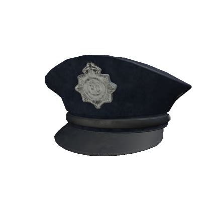 Blue Police Cap - Roblox