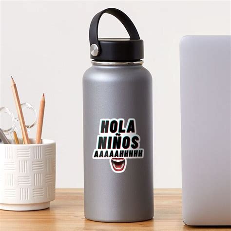 "Hola Ninos Meme" Sticker for Sale by AlayneYoung | Redbubble