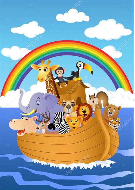 Noah Ark — Stock Vector © dagadu #3667067