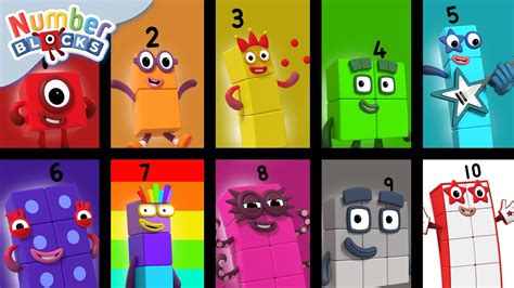 Numberblocks 1-10 full set official CBeebies Numberblocks - www ...