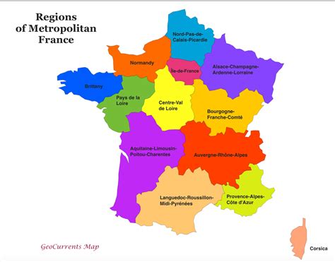 France: a new map of regions | Assembly of European Regions