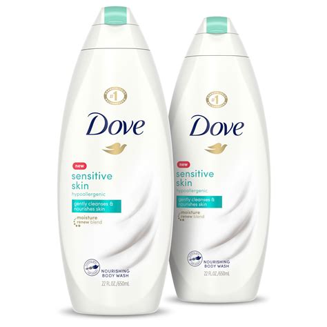 Dove Sensitive Skin Body Wash Sensitive Skin 22 oz 2 Count - Walmart ...