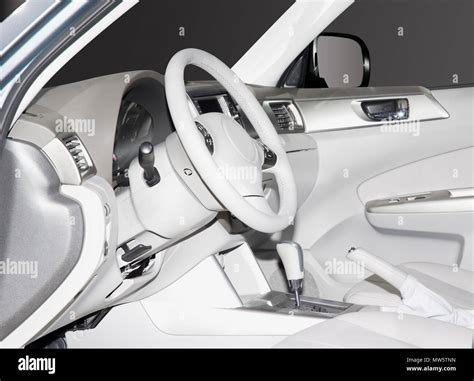 White Car Interior