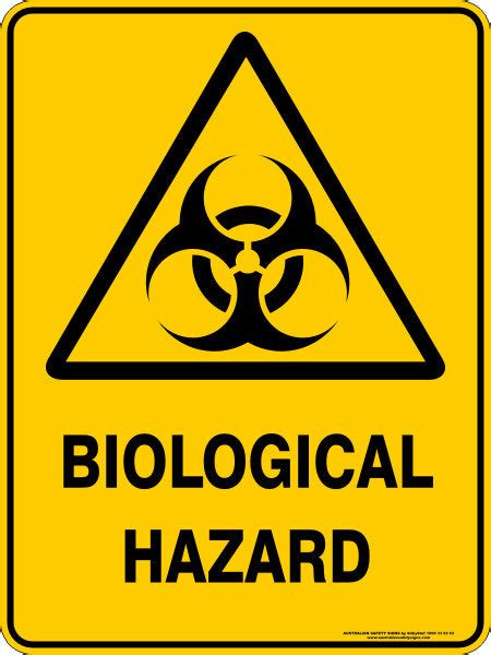 BIOLOGICAL HAZARD – Australian Safety Signs