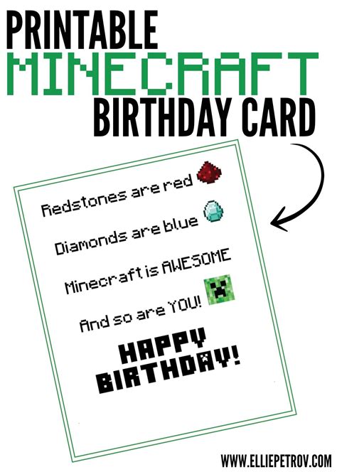 系統發生錯誤 | Minecraft birthday card, Birthday cards for boys, Birthday ...