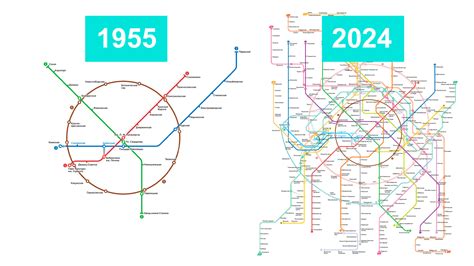 How the Moscow Metro map changed over the years (INFOGRAPHICS) - Russia ...