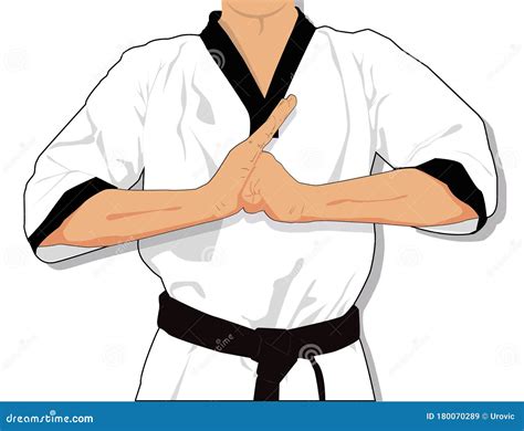 Taekwondo Martial Arts Vector Clipart Cartoon Stock Vector ...