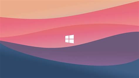 HD wallpaper: minimalism, colorful, Windows 10, logo, gradient ...