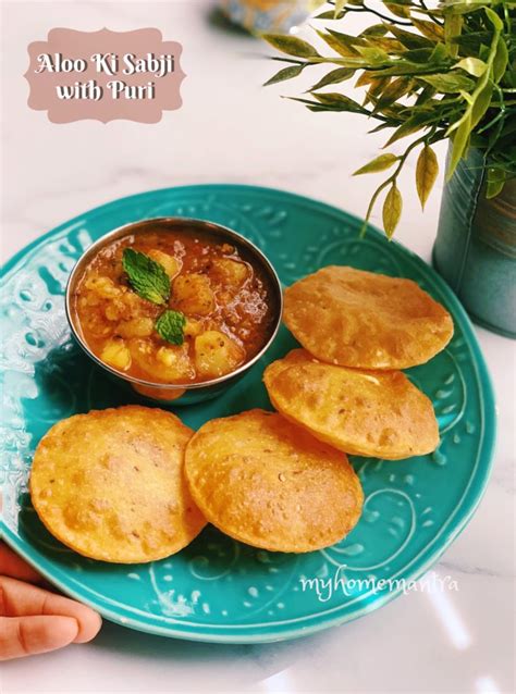 Easiest Puri Sabji / Aloo Ki Sabji with Puri | My Home Mantra