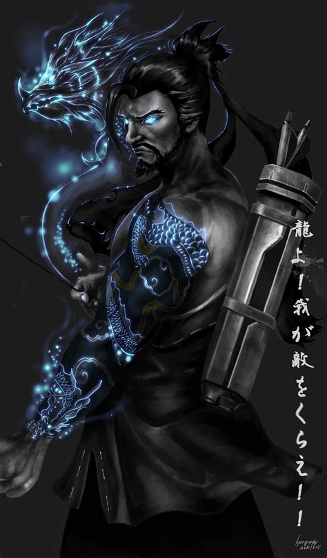 overwatch hanzo fanart by hyunigraphy on DeviantArt