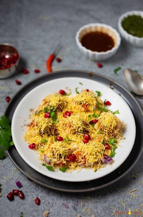 Easy Sev Puri (Indian Street Food) - Piping Pot Curry