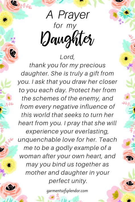 Seven Scriptures to Pray Over your Daughter (Plus a FREE Mother ...