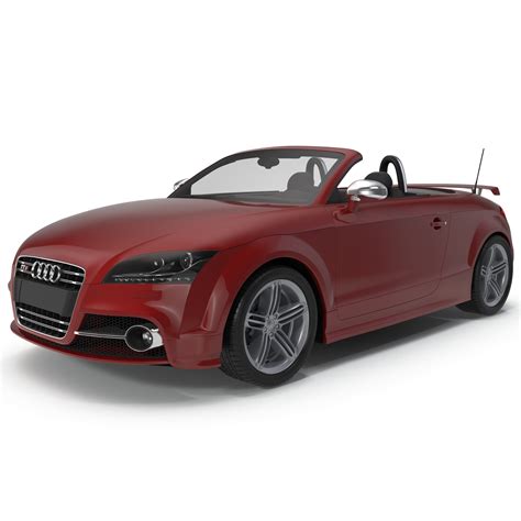 3d model audi tts convertible 2015