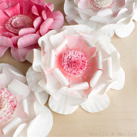 Paper Plate Flowers! - Muslin and Merlot