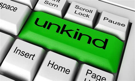 unkind word on keyboard button 6379615 Stock Photo at Vecteezy