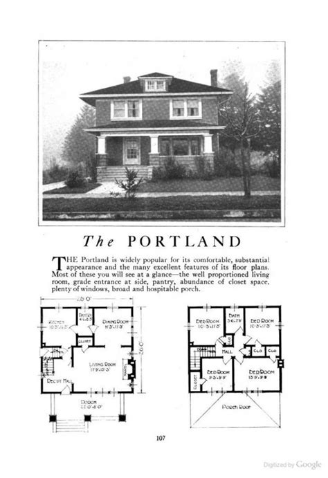 New Craftsman Foursquare House Plans - New Home Plans Design