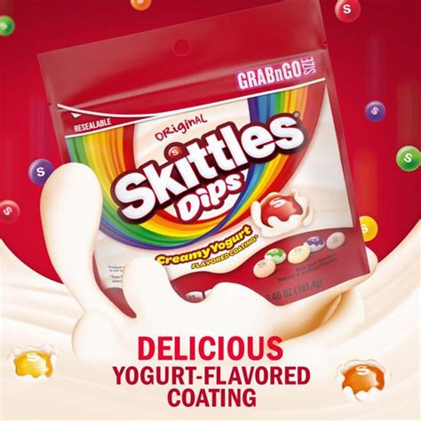 SKITTLES Dips Yogurt Coated Fruit Candy | Hy-Vee Aisles Online Grocery ...