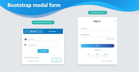 Bootstrap Modal Form - examples & tutorial. Basic & advanced usage ...