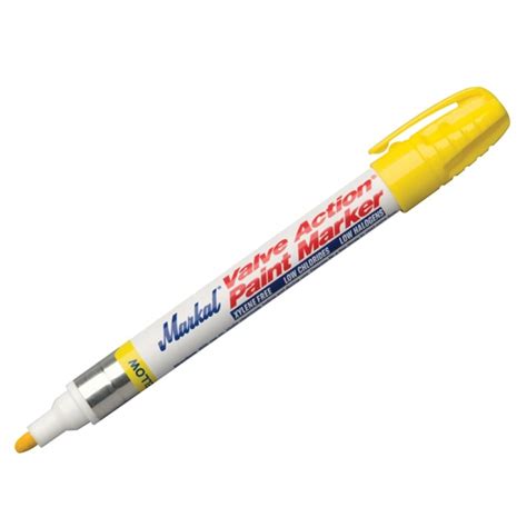 Markal Valve Action Paint Marker – Yellow | MKL96801C | Markers ...