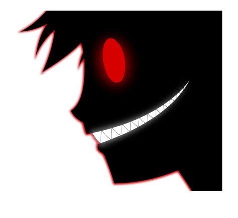 Evil Anime Boy With Red Eyes