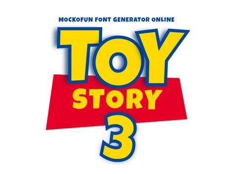 Toy Story Font: Download Free Font Logo, 57% OFF