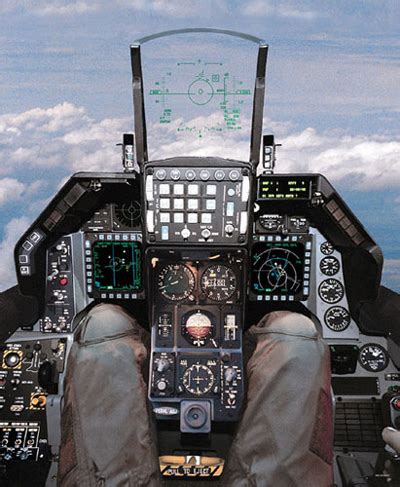 Fighter Jet: F-16 Fighting Falcon cockpit