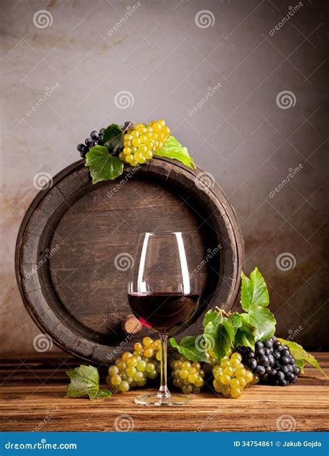 Wine with keg stock image. Image of aged, cultivar, storage - 34754861