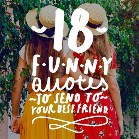 18 Funny Quotes to Send to Your Best Friend - Bright Drops