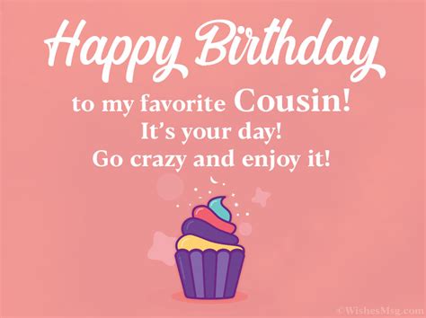 Birthday Wishes for Cousin - Happy Birthday Cousin