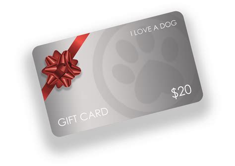 Gift Card 20 - I LOVE A DOG