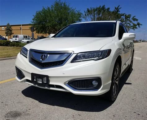 2017 Acura Rdx Advance 55494 Miles White 4d Suv Fwd Auto - Used Acura ...