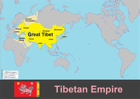 Tibetan Empire Map