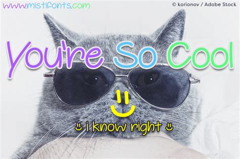 You're So Cool Font | dafont.com