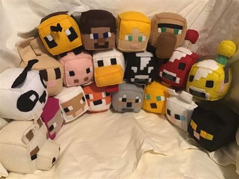 Plush Minecraft Block: Mobs and Men Collection - Etsy