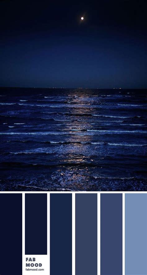 Midnight Blue and Powder Blue Color Palette | Blue shades colors, Blue ...