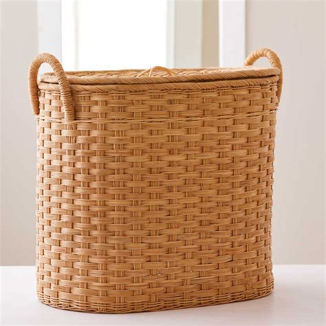 OVAL RATTAN STORAGE BASKETS - Privet House Supply