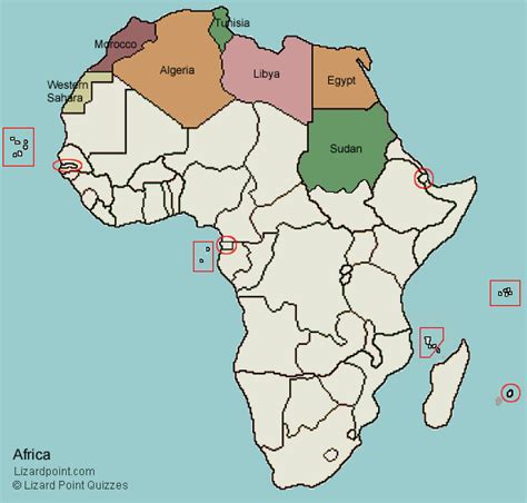 Political Map Of North Africa - United States Map