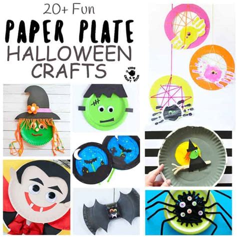 20+ Fun Paper Plate Halloween Crafts - Kids Craft Room