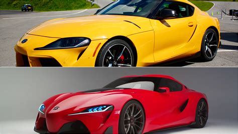 2020 Toyota Supra vs 2014 Toyota FT-1 Concept