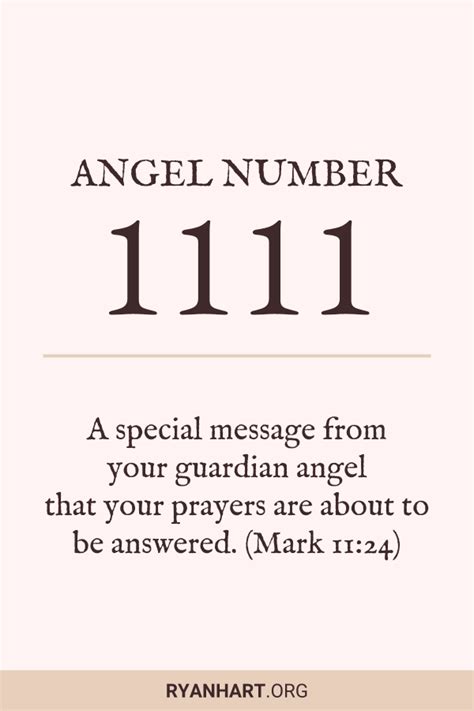 Angel Number 1111 Meaning and Symbolism Explained [2023] | Ryan Hart