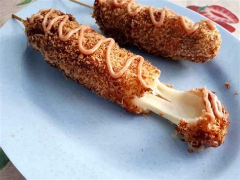 Korean Mozzarella Corn Dog Recipe - The Odehlicious