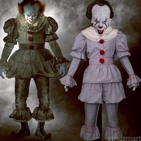 Aliexpress.com : Buy Pennywise Cosplay Costume Stephen King's Mask Men ...